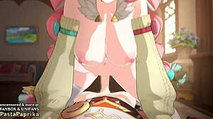 Animoitu video piirretyillä hahmoilla toiminnassa