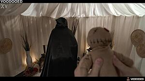 squirting whore handed full control to creepy man with voodoo doll