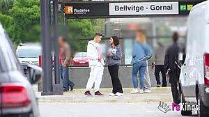 Lily Morena seduces hardcore studs on the street