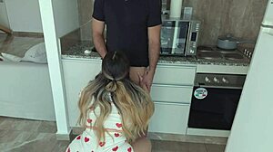 Watch My Big Ass Stepsister Tease in Kitchen Before Fucking! 😈