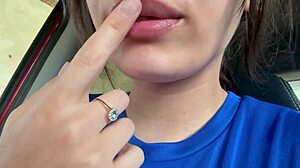 Latina lover spits in mouth