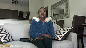 Big Black Ass Teen Rides at Audition