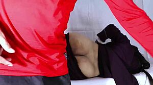 Family doctor drills me hard in wild Hindi clip!