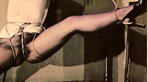 in my secret life, i explore vintage bondage scenes with bound women and hairy pussies in antique settings