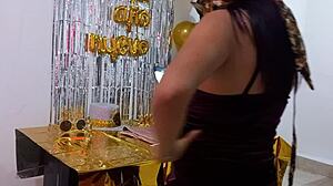 He’s banging his doll on her birthday, such a dirty whore!