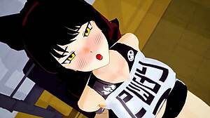 I joined team rwbys intense workout session