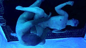 gigi breeze gets deepthroated in blacklight massage