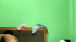 Indian Couple Enjoys Hotel Room Time