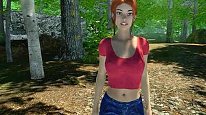 Dive into Paradise Trails VR Part 5 with a Shaved Redhead Outdoors. Ready for Wild Fun?