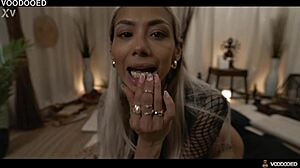 squirting whore handed full control to creepy man with voodoo doll