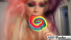 A Musical Tease During Abigail Mac's Photo Shoot