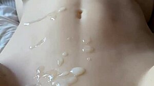 My hot skinny sex doll takes monster cock in homemade clip