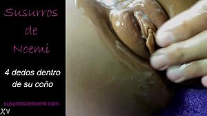 i stick four fingas in her wet pussy