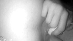 Darkroom pussy insertion, lover's ass penetrated with fisting and cunt punching.