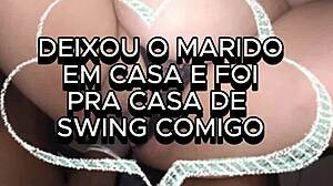 she left her husband at home and came to swing house with me