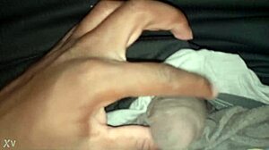 Stroking Small Cock While Gaming on Skyrim