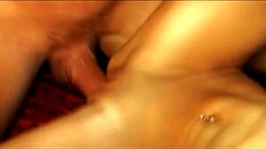 she's petite with gorgeous fit body and shaved pussy, fucking in missionary and getting facial