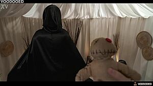 squirting whore handed full control to creepy man with voodoo doll