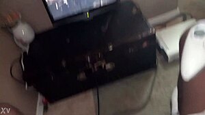 Stroking Small Cock While Gaming on Skyrim