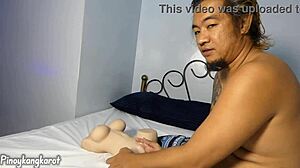 Daddy migz enjoys playful fun