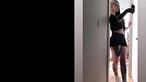 Lady Xo Boldly Challenges Jerk Off Contest