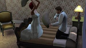 the sims wife gets fucked in group threesome
