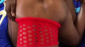 Hot Black Babe Bent Over For Doggystyle