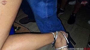 i got a massage with tits out and the masseuse grabbed my big pussy