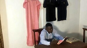 fake tailor shop, i let him fuck my ass to finish the work