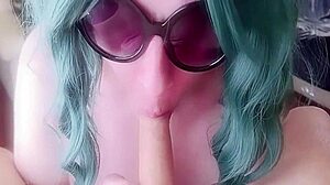 enjoying a special liquid lunch with mommy