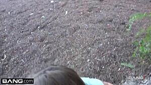 Alyssa Cole Sucks Cock In The Park With Intensity