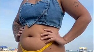 I flashed on the beach and made that guy's dick so hard, it was crazy.