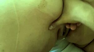 BBW Wife's Anal Play Close-Up