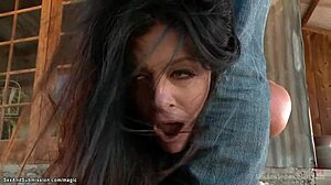 feeling wild with bound milf anal on ranch