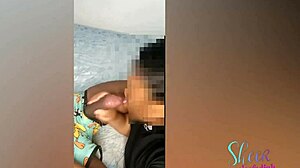 Getting a Blowjob While Eating a Midget on All Fours!