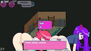 Step sister and best friend have fun threesome with step bro