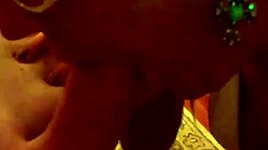 Hot blonde slut drains my dick of jizz