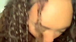 the horny neighbor cheats on her husband with the plumber, showing off her big sexy ass