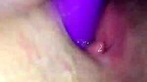 Wet Lesbian Wife Boldly Masturbates in Intense Session