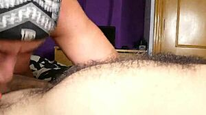 Great fuck and blowjob with erotic wrestling and scissors trailer