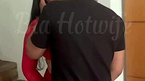 Friend Invited by Husband to Pound My Ass on Our Bed