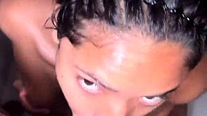 Why give a slobbery blowjob to BBC in the bathroom?