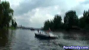 Eurobabe, strip nude and ride that waterbike in public?