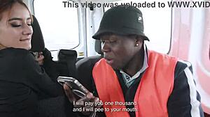 Street prostitute Chloe takes 6on1 BBC with rough ATM action!