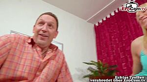 is this thin blonde german girlfriend ready for her first mmf sharing?