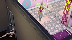 the sims wife gets fucked in group threesome