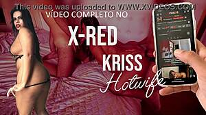 Kriss hotwife shows off her big ass in the hotel corridor for cuckold fetish public slut action.