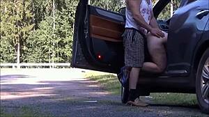 damn, banged a hot mature traveler on the road again!