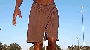 Taste the Air with Cute Black Teacher in Dorm