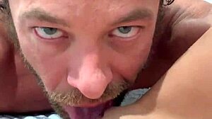 Emma Hix sucks Brad Newman's cock in tight pussy college scene